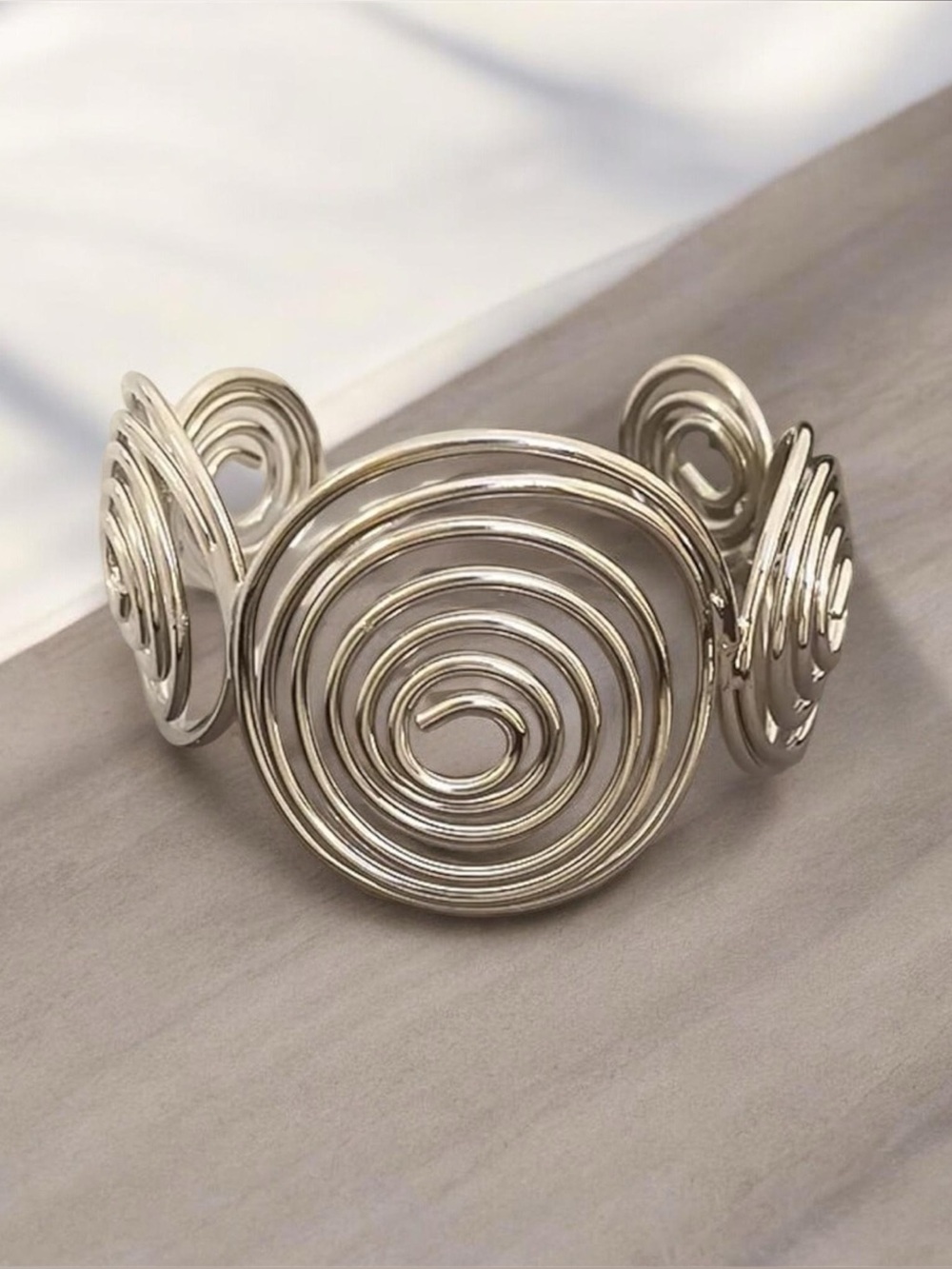 Spiral Wire Cuff Bracelet i